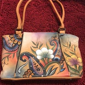 Anuschka leather purse
